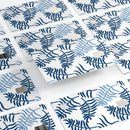 Shades of Blue Whispy Feathers - Premium Protective Decal Skin-Kit for the Apple Credit Card