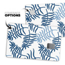 Shades of Blue Whispy Feathers - Premium Protective Decal Skin-Kit for the Apple Credit Card