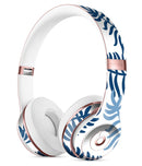 Shades of Blue Whispy Feathers Full-Body Skin Kit for the Beats by Dre Solo 3 Wireless Headphones