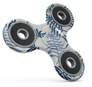 Shades of Blue Whispy Feathers Full-Body Fidget Spinner Skin-Kit