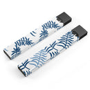 Shades of Blue Whispy Feathers - Premium Decal Protective Skin-Wrap Sticker compatible with the Juul Labs vaping device