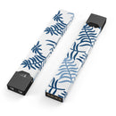 Shades of Blue Whispy Feathers - Premium Decal Protective Skin-Wrap Sticker compatible with the Juul Labs vaping device