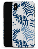 Shades of Blue Whispy Feathers - iPhone X Clipit Case