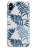 Shades of Blue Whispy Feathers - iPhone X Clipit Case