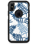 Shades of Blue Whispy Feathers - iPhone X OtterBox Case & Skin Kits
