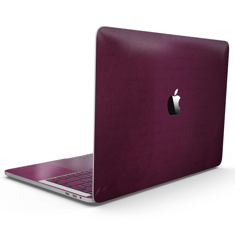 MacBook Pro with Touch Bar Skin Kit - Shades_of_Burgundy_Over_Vintage_Script-MacBook_13_Touch_V9.jpg?