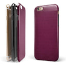 Shades of Burgundy Over Vintage Script iPhone 6/6s or 6/6s Plus 2-Piece Hybrid INK-Fuzed Case
