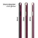 Shades of Burgundy Over Vintage Script iPhone 6/6s or 6/6s Plus 2-Piece Hybrid INK-Fuzed Case