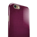 Shades of Burgundy Over Vintage Script iPhone 6/6s or 6/6s Plus 2-Piece Hybrid INK-Fuzed Case