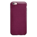 Shades of Burgundy Over Vintage Script iPhone 6/6s or 6/6s Plus 2-Piece Hybrid INK-Fuzed Case