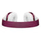 Shades of Burgundy Over Vintage Script Full-Body Skin Kit for the Beats by Dre Solo 3 Wireless Headphones