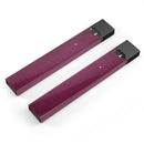 Shades of Burgundy Over Vintage Script - Premium Decal Protective Skin-Wrap Sticker compatible with the Juul Labs vaping device