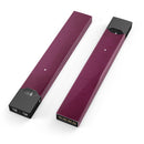 Shades of Burgundy Over Vintage Script - Premium Decal Protective Skin-Wrap Sticker compatible with the Juul Labs vaping device