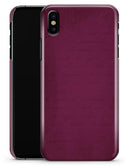Shades of Burgundy Over Vintage Script - iPhone X Clipit Case