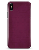 Shades of Burgundy Over Vintage Script - iPhone X Clipit Case