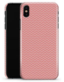 Shades of Coral Chevron Pattern - iPhone X Clipit Case