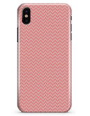 Shades of Coral Chevron Pattern - iPhone X Clipit Case