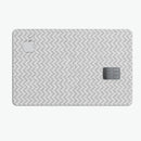 Shades of Gray Horizontal Chevron - Premium Protective Decal Skin-Kit for the Apple Credit Card