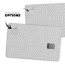 Shades of Gray Horizontal Chevron - Premium Protective Decal Skin-Kit for the Apple Credit Card