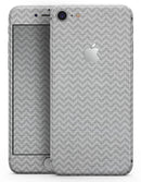 Shades of Gray Horizontal Chevron - Skin-kit for the iPhone 8 or 8 Plus
