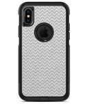 Shades of Gray Horizontal Chevron - iPhone X OtterBox Case & Skin Kits