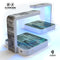 Shades of Gray Vintage Wood UV Germicidal Sanitizing Sterilizing Wireless Smart Phone Screen Cleaner + Charging Station