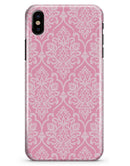 Shades of Pink Damask Pattern - iPhone X Clipit Case