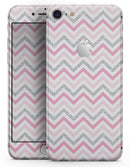 Shades of Pink Glitter Chevron - Skin-kit for the iPhone 8 or 8 Plus
