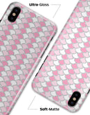 Shades of Pink Glitter Shells - iPhone X Clipit Case