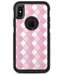 Shades of Pink Quatrefoil - iPhone X OtterBox Case & Skin Kits
