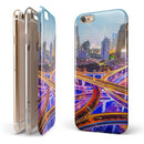 Shanghia City Life iPhone 6/6s or 6/6s Plus 2-Piece Hybrid INK-Fuzed Case