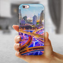 Shanghia City Life iPhone 6/6s or 6/6s Plus 2-Piece Hybrid INK-Fuzed Case