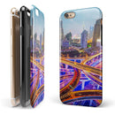 Shanghia City Life iPhone 6/6s or 6/6s Plus 2-Piece Hybrid INK-Fuzed Case