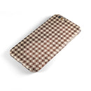 Sharp Brown and Tan Pattern iPhone 6/6s or 6/6s Plus 2-Piece Hybrid INK-Fuzed Case