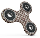Sharp Brown and Tan Pattern Full-Body Fidget Spinner Skin-Kit