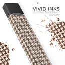 Sharp Brown and Tan Pattern - Premium Decal Protective Skin-Wrap Sticker compatible with the Juul Labs vaping device