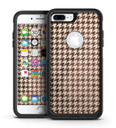 Sharp Brown and Tan Pattern - iPhone 7 or 7 Plus Commuter Case Skin Kit