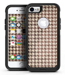 Sharp Brown and Tan Pattern - iPhone 7 or 7 Plus Commuter Case Skin Kit