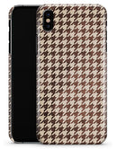 Sharp Brown and Tan Pattern - iPhone X Clipit Case