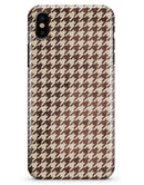 Sharp Brown and Tan Pattern - iPhone X Clipit Case