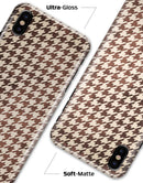 Sharp Brown and Tan Pattern - iPhone X Clipit Case