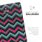 Sharp Pink & Teal Chevron Pattern - Full Body Skin Decal for the Apple iPad Pro 12.9", 11", 10.5", 9.7", Air or Mini (All Models Available)