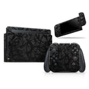 Shattered Black Polygon // Skin Decal Wrap Kit for Nintendo Switch Console & Dock, Joy-Cons, Pro Controller, Lite, 3DS XL, 2DS XL, DSi, or Wii - Vinyl Skin Wrap for Nintendo Switch 2, OLED, Lite, Pro Controller, Wii & Classic Handhelds