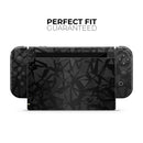 Shattered Black Polygon // Skin Decal Wrap Kit for Nintendo Switch Console & Dock, Joy-Cons, Pro Controller, Lite, 3DS XL, 2DS XL, DSi, or Wii - Vinyl Skin Wrap for Nintendo Switch 2, OLED, Lite, Pro Controller, Wii & Classic Handhelds
