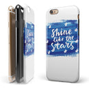 Shine Like the Stars iPhone 6/6s or 6/6s Plus 2-Piece Hybrid INK-Fuzed Case