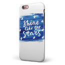Shine Like the Stars iPhone 6/6s or 6/6s Plus 2-Piece Hybrid INK-Fuzed Case
