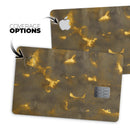 Shining Golden Dust - Premium Protective Decal Skin-Kit for the Apple Credit Card