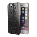 Shiny Black Tire Tread iPhone 6/6s or 6/6s Plus 2-Piece Hybrid INK-Fuzed Case