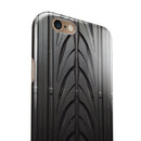 Shiny Black Tire Tread iPhone 6/6s or 6/6s Plus 2-Piece Hybrid INK-Fuzed Case