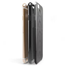 Shiny Black Tire Tread iPhone 6/6s or 6/6s Plus 2-Piece Hybrid INK-Fuzed Case